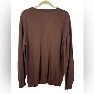 Woolrich Men's Wool Blend Crewneck Sweater Brown Size Large